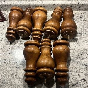 Set of Wooden Furniture Legs